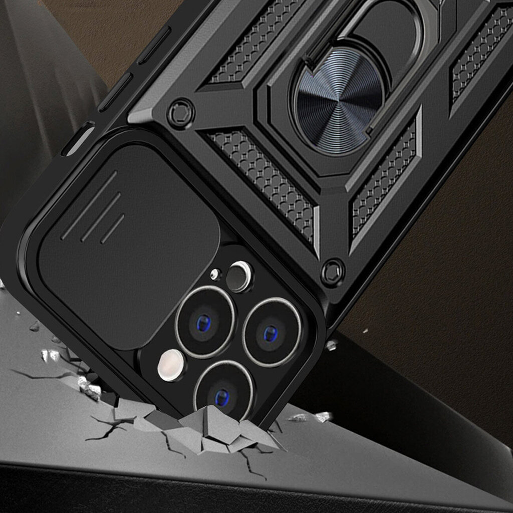 Hybrid Armor Camshield, iPhone 13 Pro Max, must hind ja info | Telefoni kaaned, ümbrised | kaup24.ee