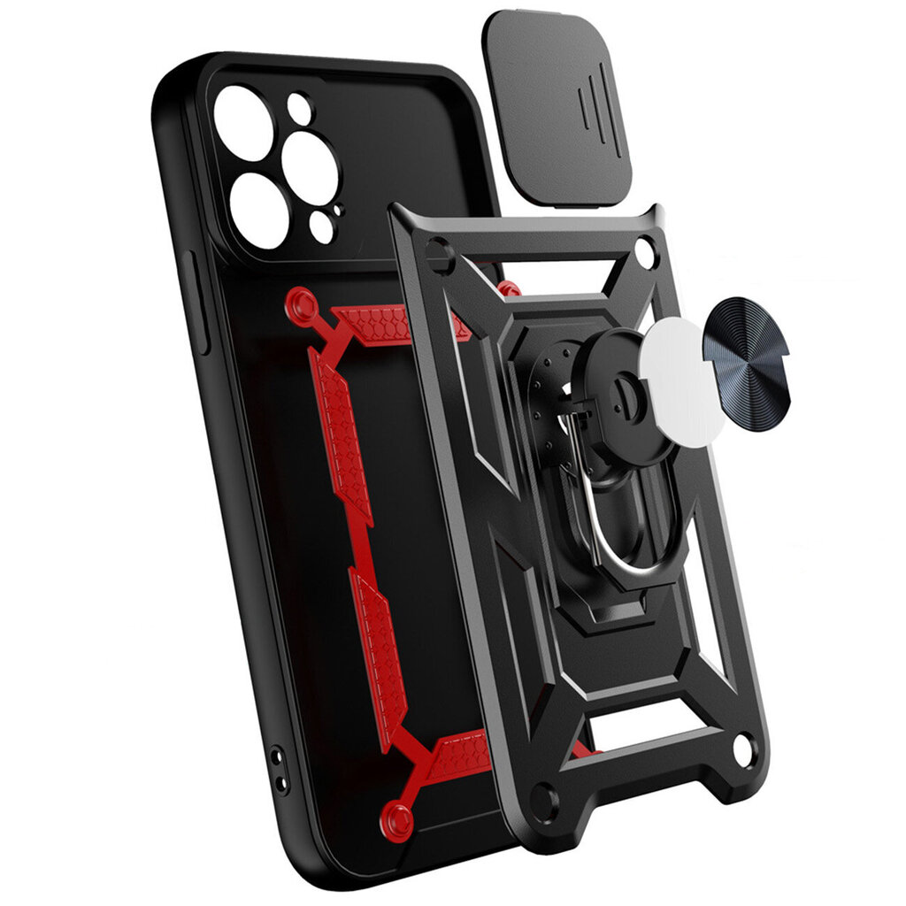Hybrid Armor Camshield, iPhone 14 Pro Max, must hind ja info | Telefoni kaaned, ümbrised | kaup24.ee