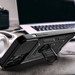 Hybrid Armor Camshield, iPhone 14, must цена и информация | Чехлы для телефонов | kaup24.ee