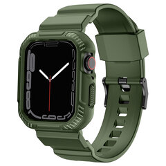 Kingxbar CYF537 2в1 для Apple Watch Ultra, SE, 8, 7, 6, 5, 4, 3, 2, 1 (49, 45, 44, 42 мм), зеленый цвет цена и информация | Аксессуары для смарт-часов и браслетов | kaup24.ee