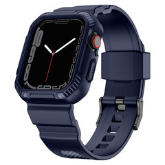 Kingxbar CYF537 2 в 1 для Apple Watch Ultra, SE, 8, 7, 6, 5, 4, 3, 2, 1 (49, 45, 44, 42 мм), синий цвет цена и информация | Аксессуары для смарт-часов и браслетов | kaup24.ee