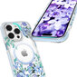 Kingxbar Flora Series iPhone 14 Plus MagSafe, sinine hind ja info | Telefoni kaaned, ümbrised | kaup24.ee
