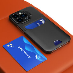 Leather Stand предназначен для iPhone 14 Pro Max, черный цвет цена и информация | Чехлы для телефонов | kaup24.ee