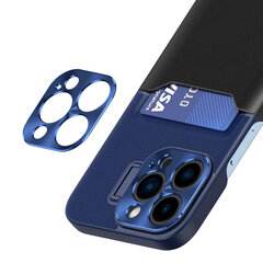 Leather Stand предназначен для iPhone 14 Pro Max,синий цвет цена и информация | Чехлы для телефонов | kaup24.ee