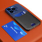 Leather Stand iPhone 14 Pro Max, sinine hind ja info | Telefoni kaaned, ümbrised | kaup24.ee