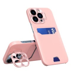 Leather Stand предназначен для iPhone 14 Pro, розовый цена и информация | Чехлы для телефонов | kaup24.ee