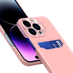 Leather Stand iPhone 14 Plus, roosa цена и информация | Чехлы для телефонов | kaup24.ee