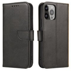 Magnet Case case for Honor X8 5G cover with flip wallet stand black hind ja info | Telefoni kaaned, ümbrised | kaup24.ee