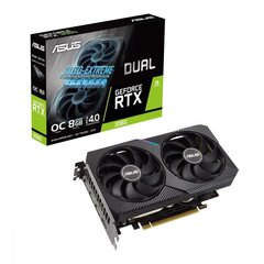 Asus Dual GeForce RTX 3060 OC Edition 8GB GDDR6 (DUAL-RTX3060-O8G) hind ja info | Videokaardid (GPU) | kaup24.ee
