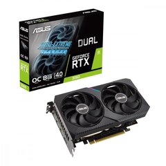 Asus Dual GeForce RTX 3060 OC Edition 8ГБ GDDR6 (DUAL-RTX3060-O8G) цена и информация | Видеокарты | kaup24.ee