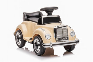 Детский автомобиль с аккумулятором LeanToys Mercedes 300S, бежевого цвета цена и информация | Игрушки для девочек | kaup24.ee