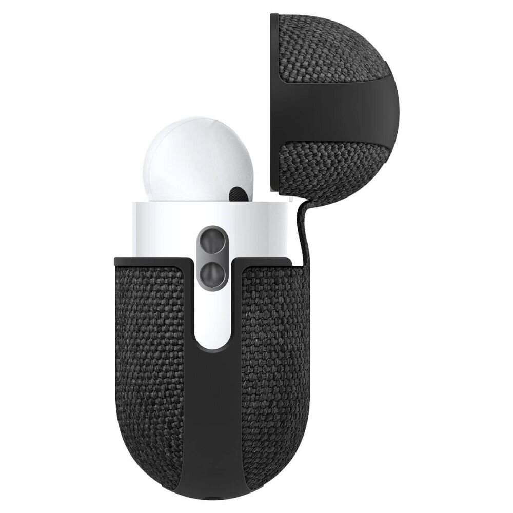 Spigen Urban Fit (must) ümbris Apple AirPods Pro 1/2 kõrvaklappidele hind ja info | Kõrvaklappide tarvikud | kaup24.ee