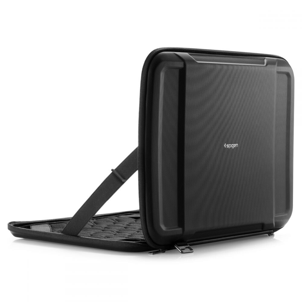 Spigen Rugged Armor Pouch Pro ülikindel sülearvuti ümbris (13-14”), must hind ja info | Sülearvutikotid | kaup24.ee