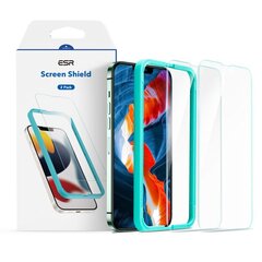 Ekraani kaitseklaas ESR Ekraanikaitse iPhone 13 ja 13 Pro jaoks, 2 tk hind ja info | Ekraani kaitsekiled | kaup24.ee