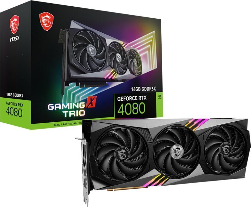 MSI GeForce RTX 4080 16GB Gaming X Trio цена и информация | Videokaardid (GPU) | kaup24.ee