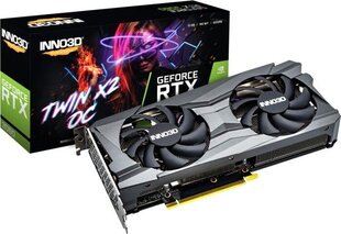 Inno3D GeForce RTX 3060 Twin X2 OC (N30602-12D6X-11902120H) цена и информация | Видеокарты | kaup24.ee