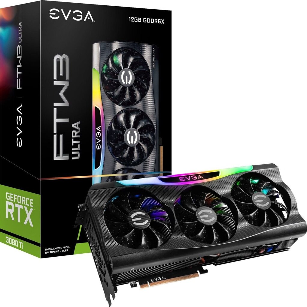 EVGA GeForce RTX 3080 Ti FTW3 Ultra Gaming (12G-P5-3967-KR) цена и информация | Videokaardid (GPU) | kaup24.ee