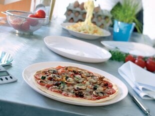Taldrik Luminarc Pizza Friends Time White, 32 cm hind ja info | Lauanõud ja kööginõud | kaup24.ee