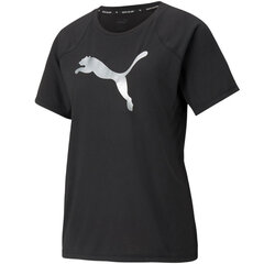 Женская футболка Puma Evostripe Tee 589143 01, черная цена и информация | Спортивная одежда женская | kaup24.ee