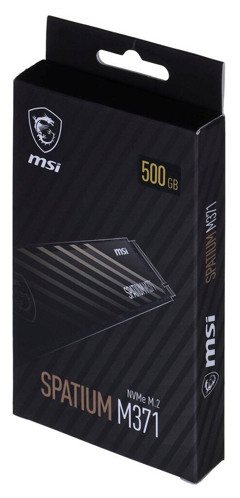 MSI SPATIUM M371, 500GB (S78-440K160-P83) hind ja info | Sisemised kõvakettad (HDD, SSD, Hybrid) | kaup24.ee