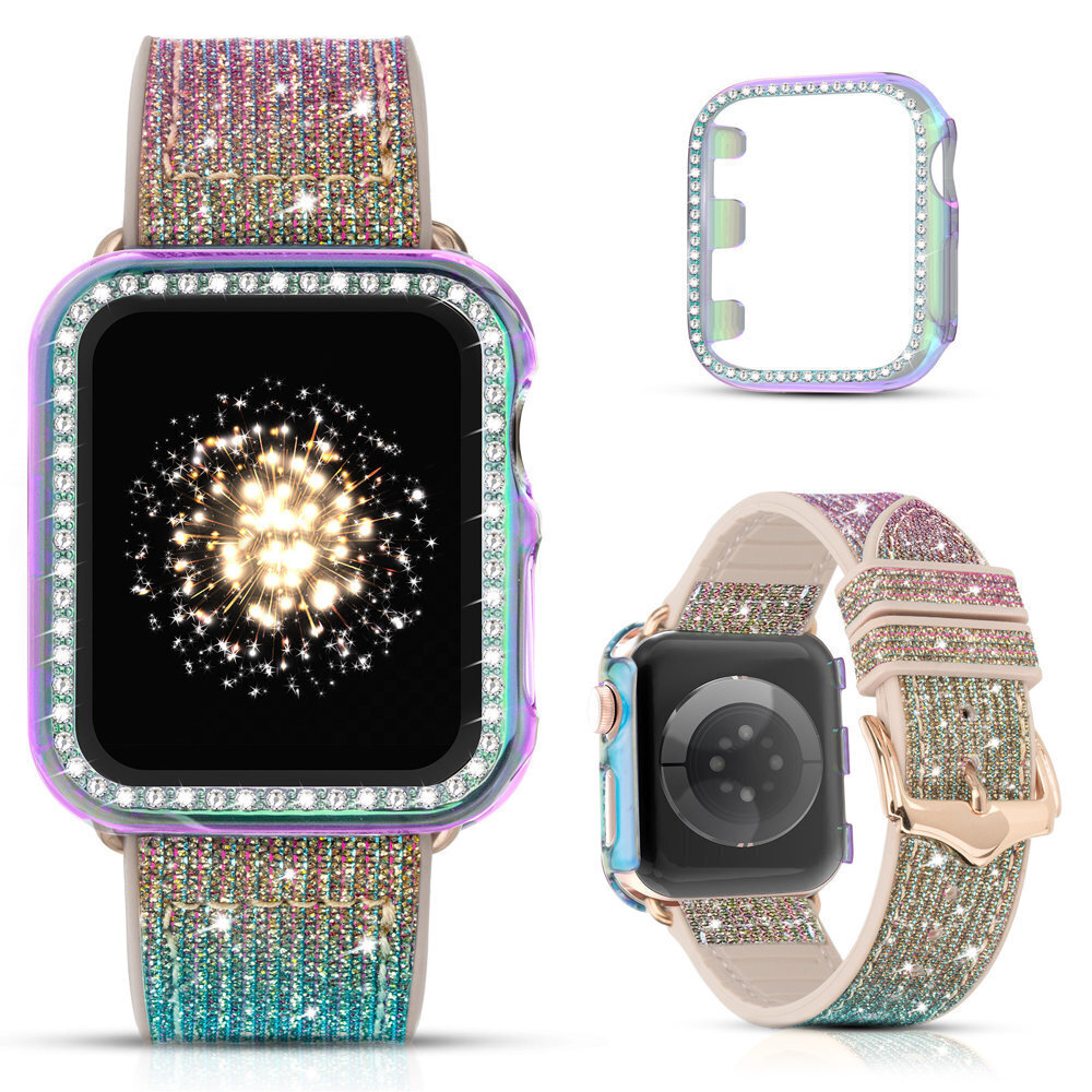 Kingxbar Chameleon seadmele Apple Watch 6/5/4/3/2 (44mm / 42mm), roosa hind ja info | Nutikellade ja nutivõrude tarvikud | kaup24.ee