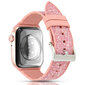 Kingxbar Crystal seadmele Apple Watch 6/5/4/3/2 (44mm / 42mm), roosa hind ja info | Nutikellade ja nutivõrude tarvikud | kaup24.ee