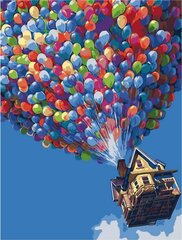 Холст для росписи по номерам, воздушные шары, 40х50 см цена и информация | Живопись по номерам | kaup24.ee