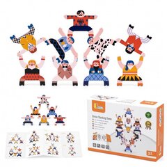 Аркадная игра Balancing Humans Circus Puzzle Viga, 12 деталей цена и информация | Drewniana Wieża Piramida Kura Nakładanie Kolorowych Kwadratów LD-15 15276 | kaup24.ee