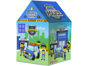 Детская полицейская палатка Lean Toys, синий цена и информация | Детские игровые домики | kaup24.ee