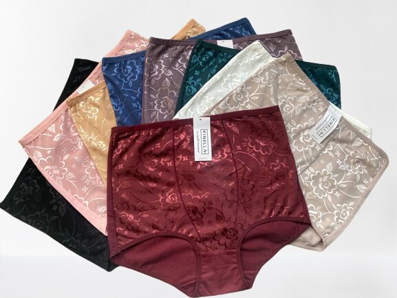 Kõrge vöökohaga aluspüksid Finella Pesail, 2 tükki,roosa hind ja info | Naiste aluspüksid | kaup24.ee