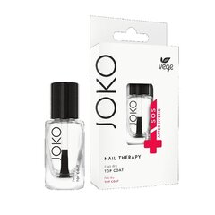 Сыворотка для ногтей Joko Nail Therapy Top Coat против растрескивания лака, 11 мл цена и информация | Лаки для ногтей, укрепители для ногтей | kaup24.ee