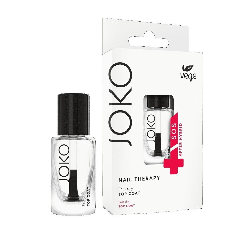 Küünelakk küünte lõhenemise vastu Joko Nail Therapy Top Coat, 11 ml hind ja info | Küünelakid, küünetugevdajad | kaup24.ee