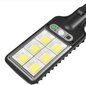 LED sensoriga välisvalgusti jx-616b päikesepatareiga, must hind ja info | Aia- ja õuevalgustid | kaup24.ee