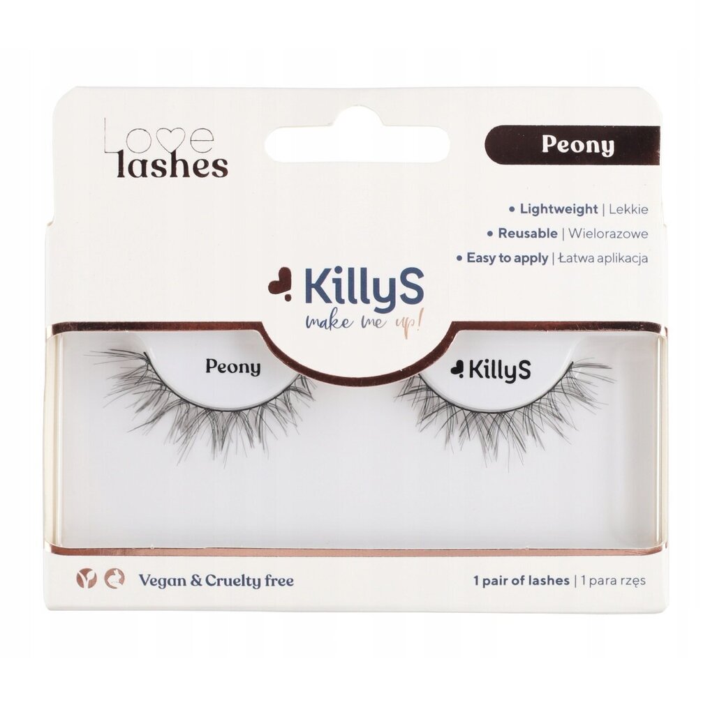 Kunstripsmed Killys Make Me Up! Love lashes Peony цена и информация | Kunstripsmed, ripsmekoolutajad | kaup24.ee