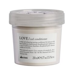 Кондиционер для кудрявых и пушистых волос Davines Essential Haircare Love Curl, 250 мл цена и информация | Бальзамы, кондиционеры | kaup24.ee