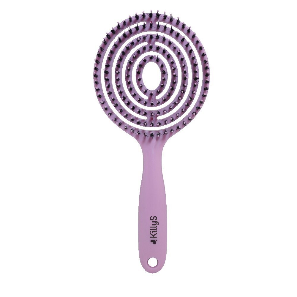Ovaalne juuksehari Killys Ovalo Flexi Hair Brush цена и информация | Juukseharjad, kammid, juuksuri käärid | kaup24.ee