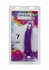 Õhuke dildo Crystal Jellies 18 cm, lilla hind ja info | Dildod | kaup24.ee