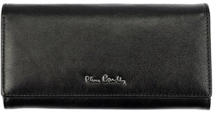 Pierre Cardin rahakott Black 06 ITALY 100/BLACK 06 ITALY 100/BLACK цена и информация | Женские кошельки, держатели для карточек | kaup24.ee