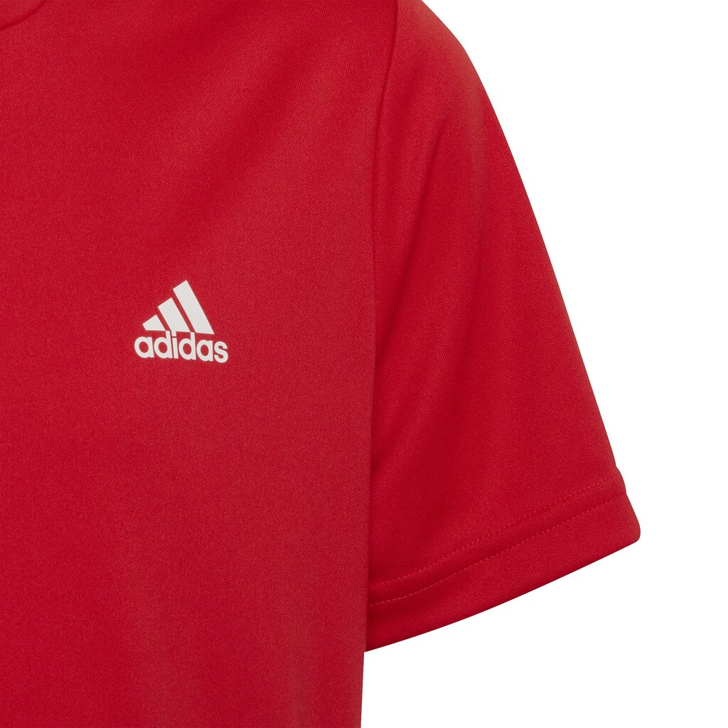 Adidas T-särk B Sl Tee Red HE9326 HE9326/128 цена и информация | Poiste särgid | kaup24.ee