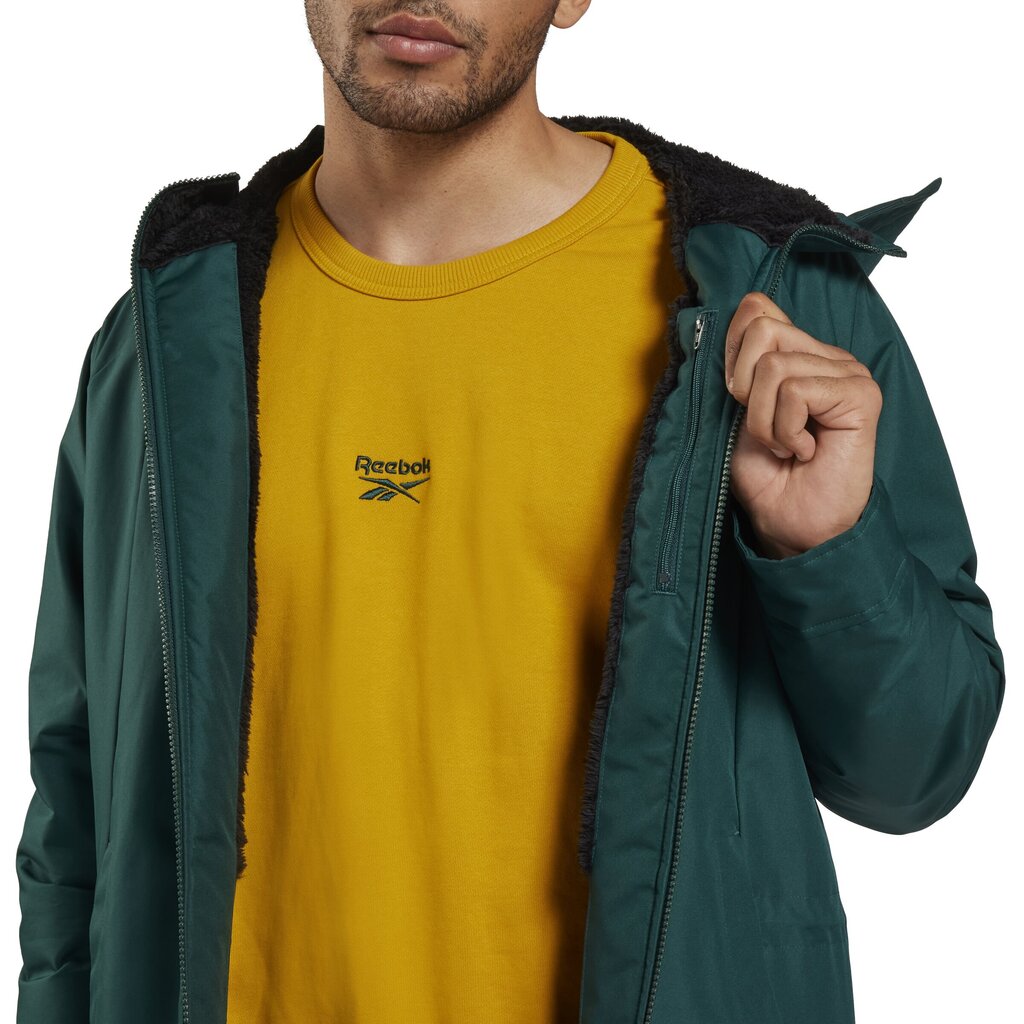 Reebok jope Unisex Ow Urban Feece Parka Green HI0919 HI0919/L hind ja info | Meeste joped | kaup24.ee