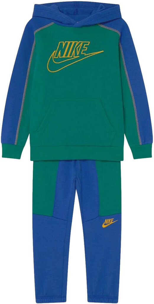 Nike Spordikostüüm Nkb B Nsw Amplify Green Blue 86J794 U89 86J794 U89/104-110 цена и информация | Komplektid poistele | kaup24.ee