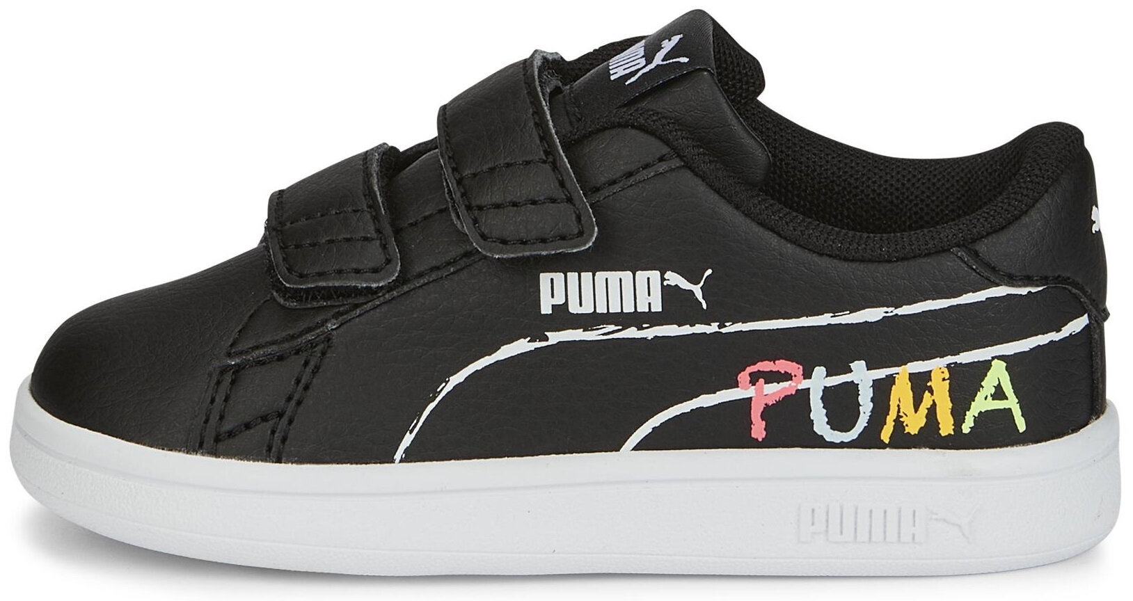 Puma Jalatsid Smash v2 Home School Black 386201 01 386201 01/8.5K hind ja info | Laste spordijalatsid | kaup24.ee