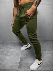 J.Style Püksid Fleece Green 68XW01-29 68XW01-29/2XL hind ja info | Meeste spordiriided | kaup24.ee
