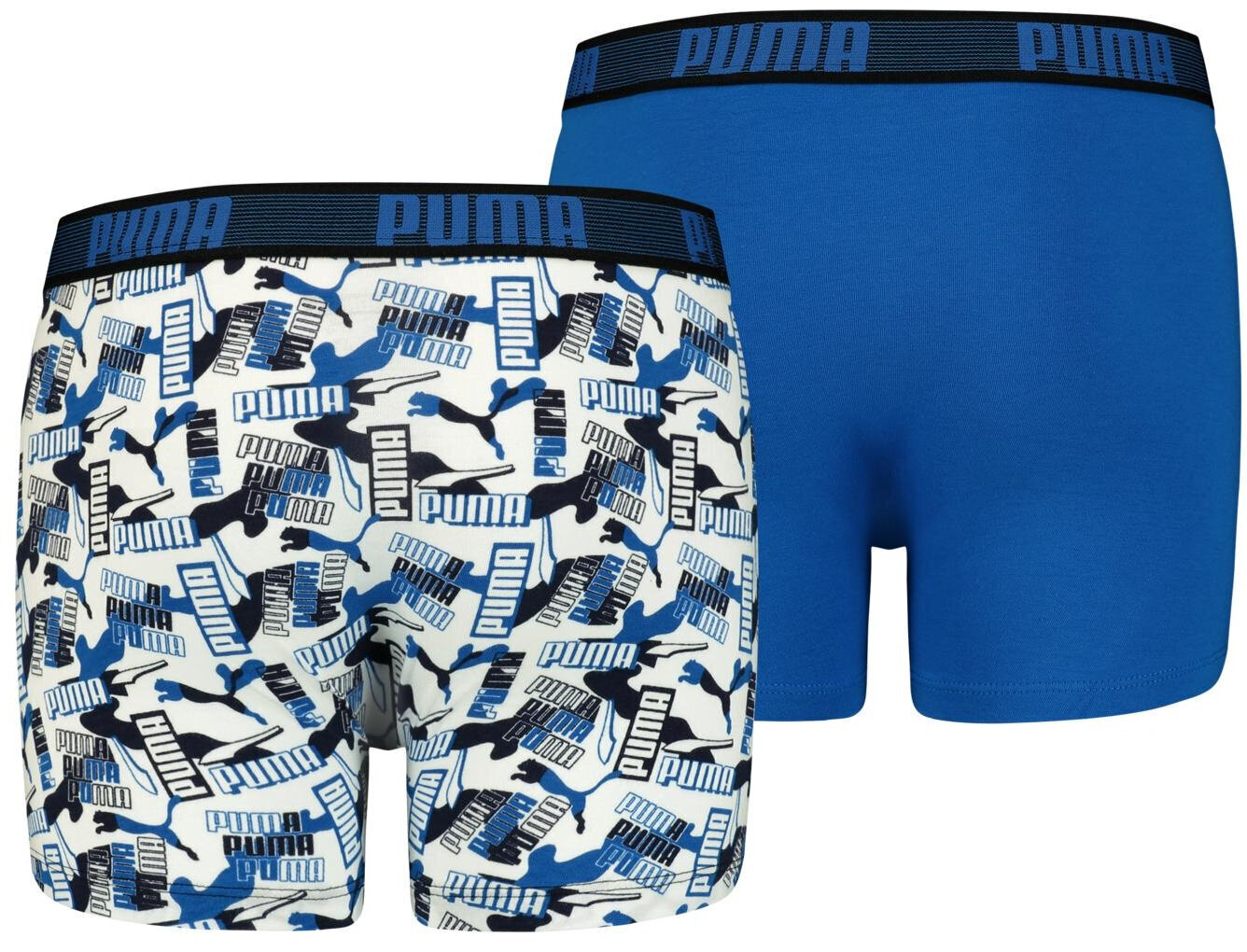 Puma Trikotaažist Alusriided Boys Logo Aop White Blue 935289 02 935289 02/152 цена и информация | Poiste aluspesu | kaup24.ee