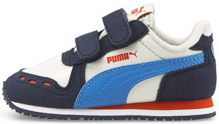 Puma Jalatsid Cabana Racer Sl V Inf Nimbus White Blue Red 351980 93 351980 93/9K hind ja info | Laste spordijalatsid | kaup24.ee