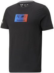 Puma T-särk Bmw Mms Logo Tee + Black 535884 01 535884 01/M hind ja info | Meeste T-särgid | kaup24.ee