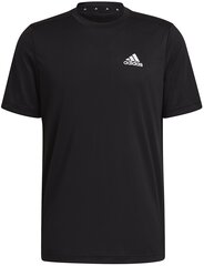 Мужская футболка Adidas M Pl Tee Black GM2090 GM2090/S цена и информация | Мужские футболки | kaup24.ee