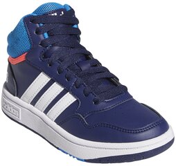 Детские кеды Adidas Hoops 3.0 Mid Blue GW0400 GW0400/3 цена и информация | Детская спортивная обувь | kaup24.ee