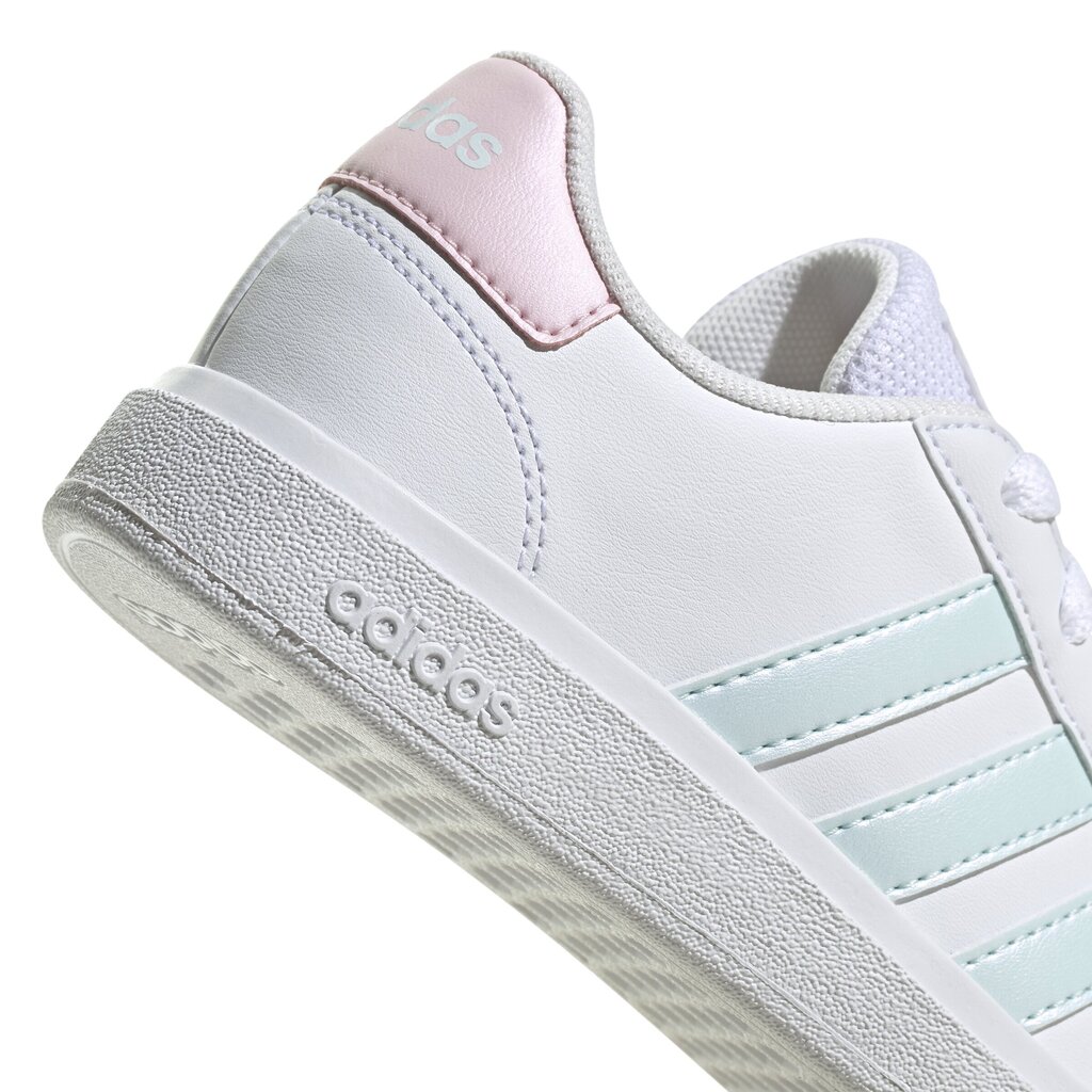 Adidas Jalatsid Grand Court 2.0 K White GX7156 GX7156/3.5 hind ja info | Laste spordijalatsid | kaup24.ee