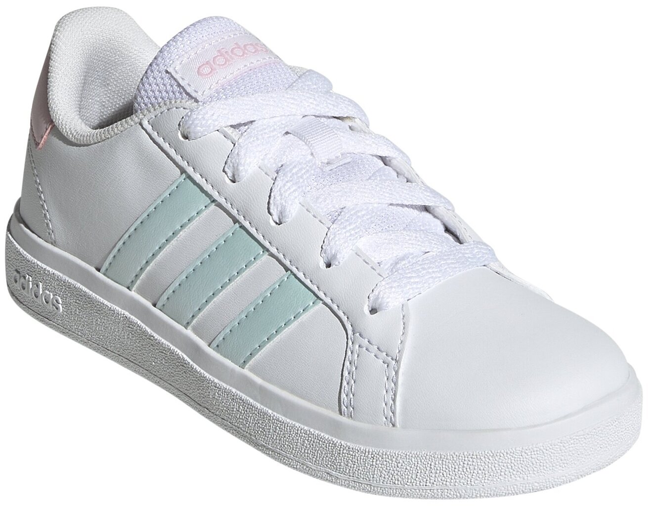 Adidas Jalatsid Grand Court 2.0 K White GX7156 GX7156/3.5 hind ja info | Laste spordijalatsid | kaup24.ee